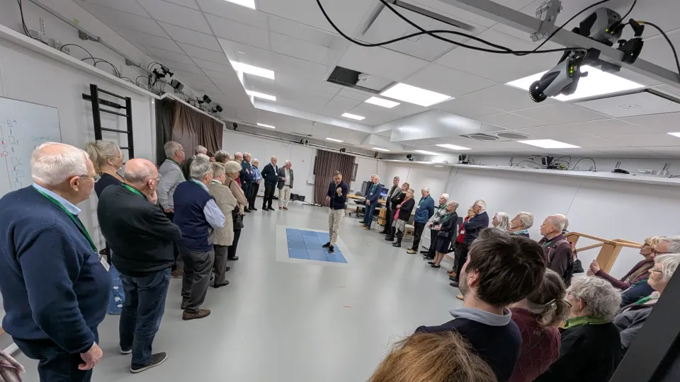 Director Daniel Benoit showing Mocap to RPG