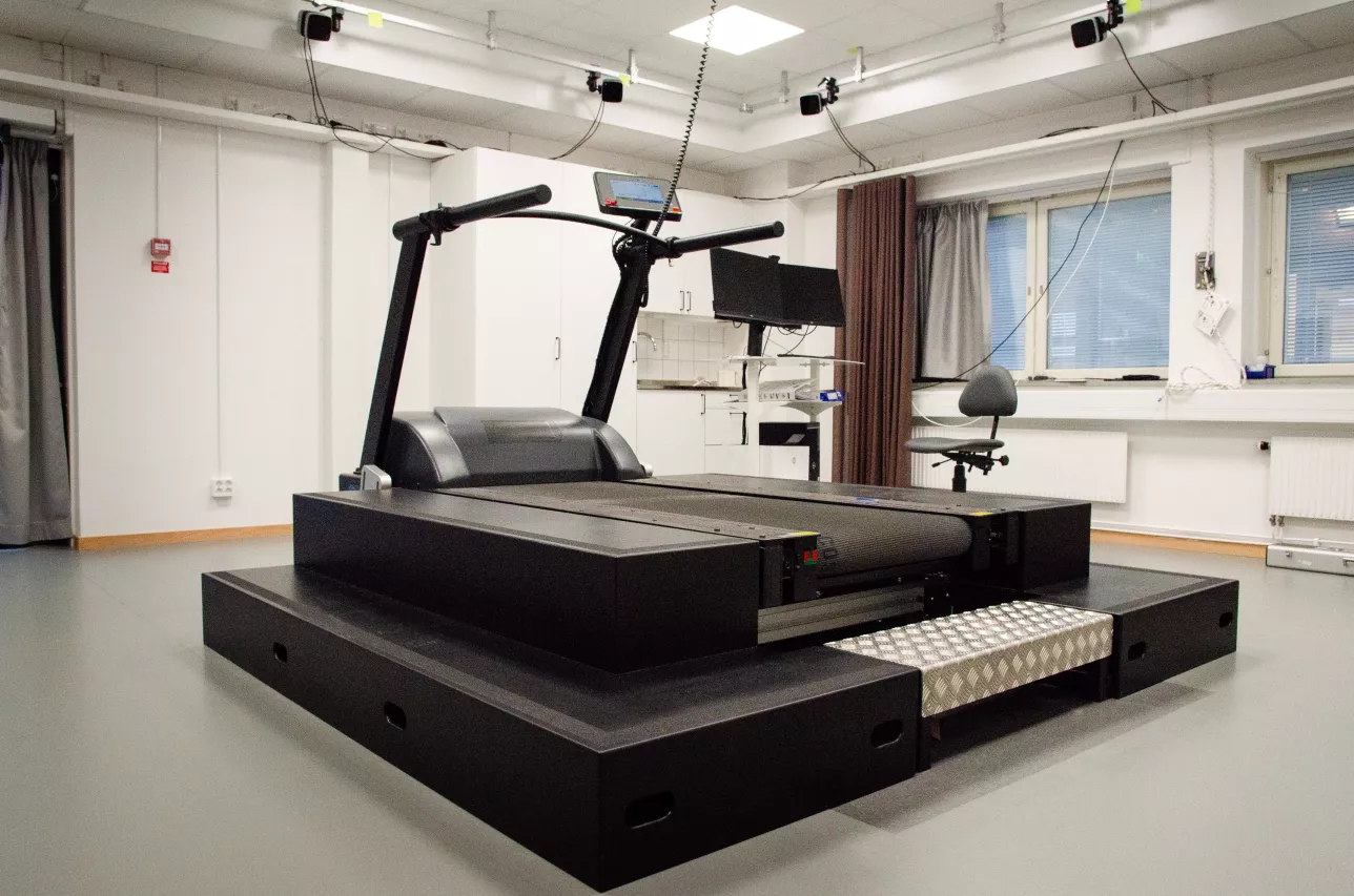 MoRe-Lab Treadmill gaitway 3d. Photo.